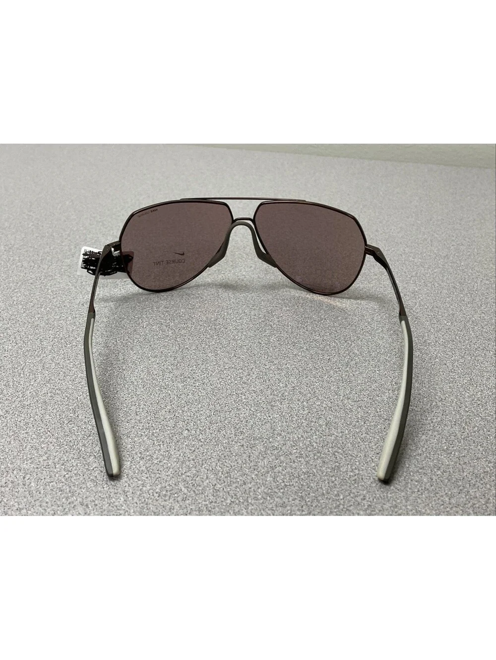 NEW NIKE OUTRIDER AVIATOR EV1086 220 BROWN W/ BROWN COURSE TINT LENS